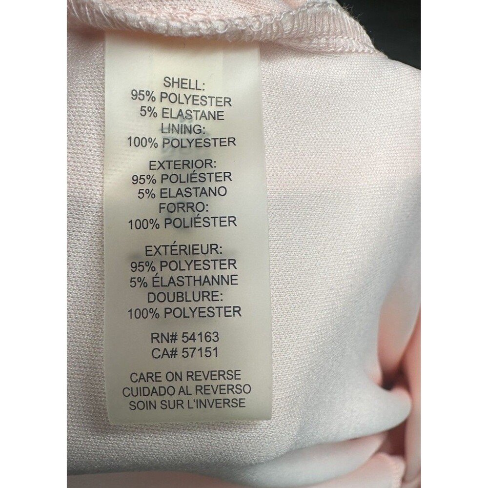 Tommy Hilfiger Dress Women Blush Pink Sleeveless Textured Sheath Bodycon NWT 10 - Picture 7 of 8